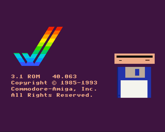 The Amiga screen