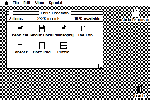 The Macintosh screen